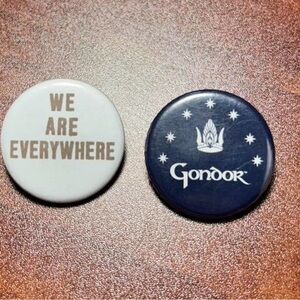 Gondor and We Are Everywhere Pins